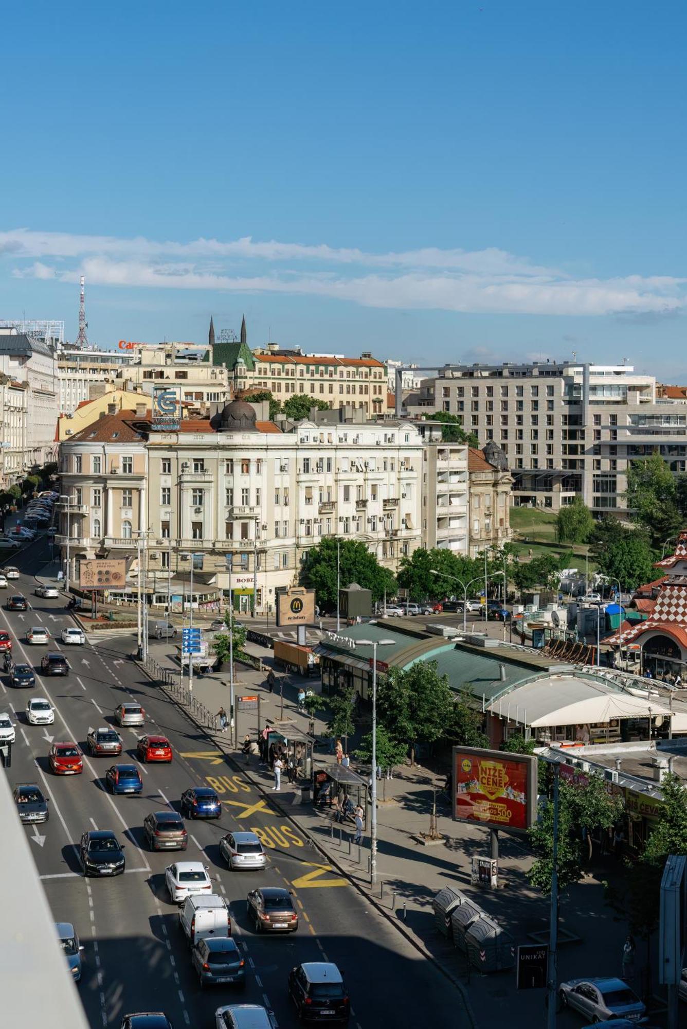 Roof Shelter City View Old Town Renovated Belgrado Exterior foto